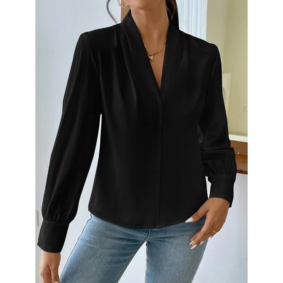 Women's Long Sleeve Shirts Blouse Tops