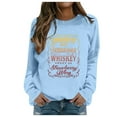 thumbnail image 1 of Women's Long Sleeve Shirts Country Concert Nashville Crew Neck Tunic Tops Country Music Graphic Loose Fashion Tees, 1 of 4