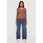 Women's Long Sleeve Solid Tee
