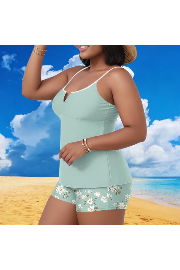 Women's Long Sleeve Split Tank Top with Chest Cushion Casual Blouse for Spring and Summer