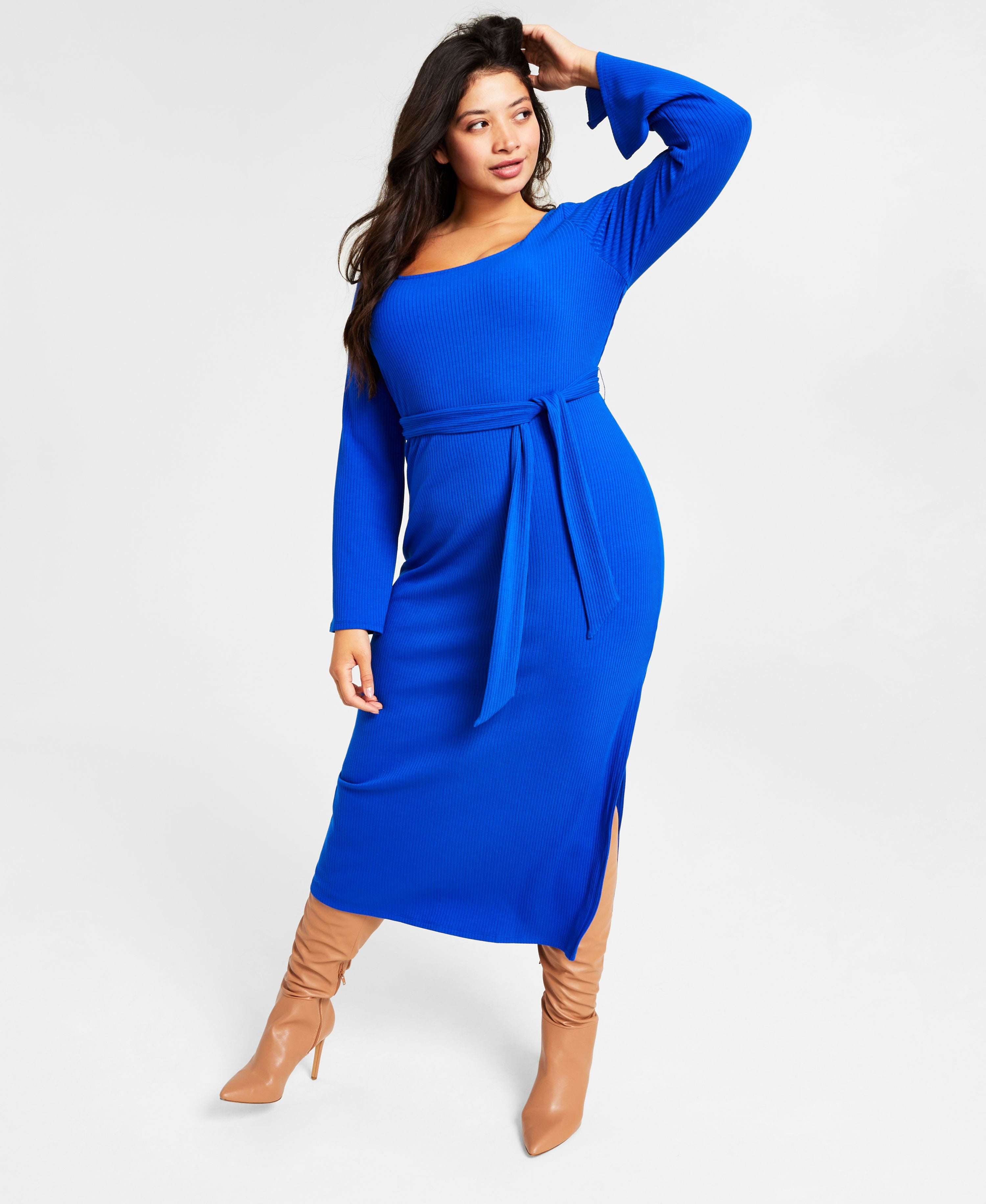 chinese dress ladies Cobalt Starry Dress– Teuta Matoshi main image 0