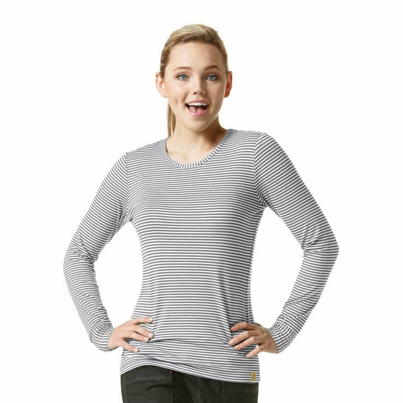 Women's Long Sleeve Striped Tee