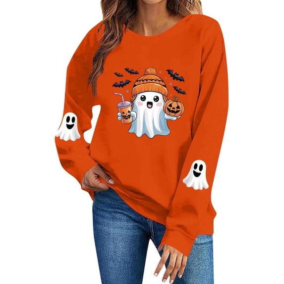Women's Long Sleeve Sweatshirt Casual Crewneck Oversized Pullover Hoodies Fall Tops,4XL