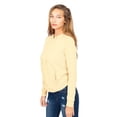 thumbnail image 1 of Women's Long Sleeve Sweatshirt French Terry Pullover Hoodie T1481 - Butter Yellow - Large, 1 of 4