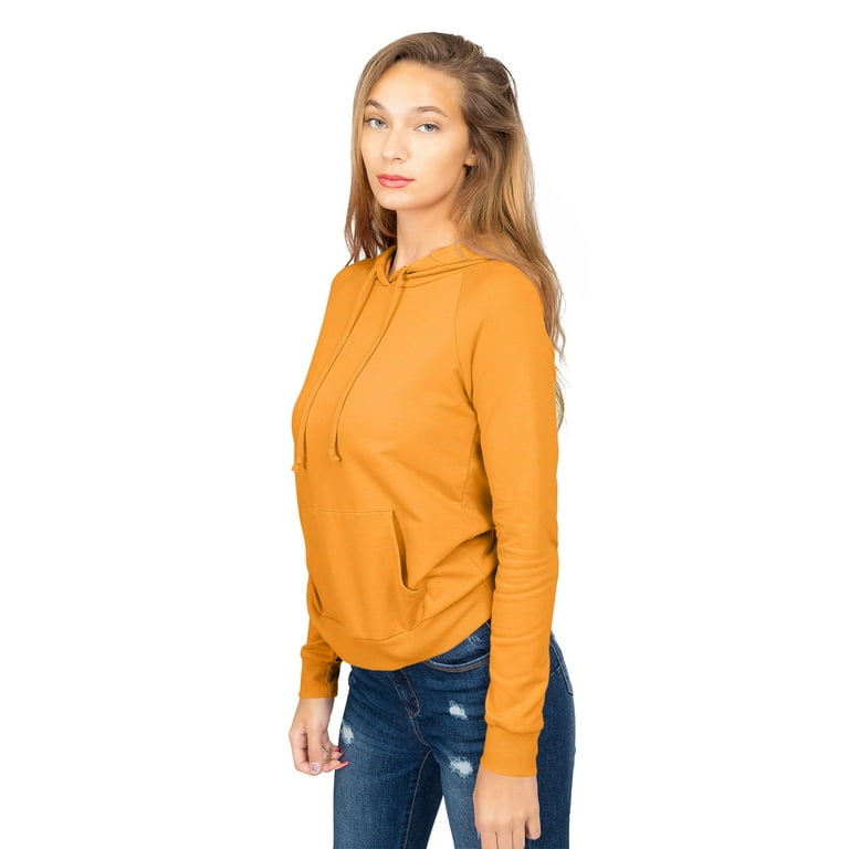 Mustard top hoodies womens