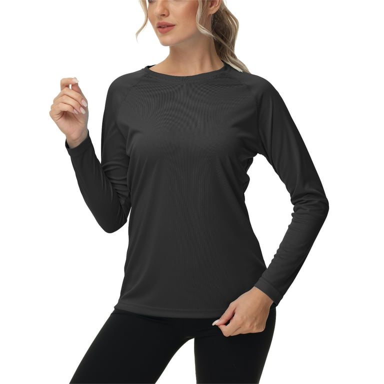 Long Quick Dry Sun Shirt Women's Long Sleeve Swim Shirts Rash