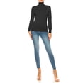 thumbnail image 1 of Moa Collection Turtleneck Long Sleeve Pullover Sweaters Women's, 1 of 4