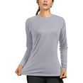thumbnail image 1 of Women's Long Sleeve UPF 50+ UV Sun Protection Shirts Rash Guard Swim T-Shirt/Hoodie Quick Dry for Outdoor Hiking, 1 of 6