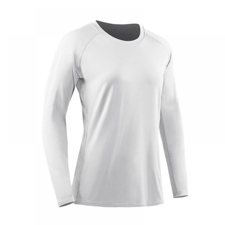 Women's Long Sleeve UV Shirts Quick Dry Running Workout Shirts,Comfort,  moisture-wicking M-3XL