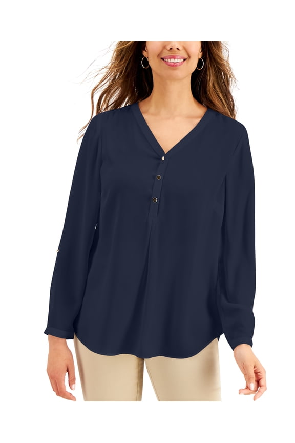 Women's Long Sleeve Utility Top Intrepid Blue L