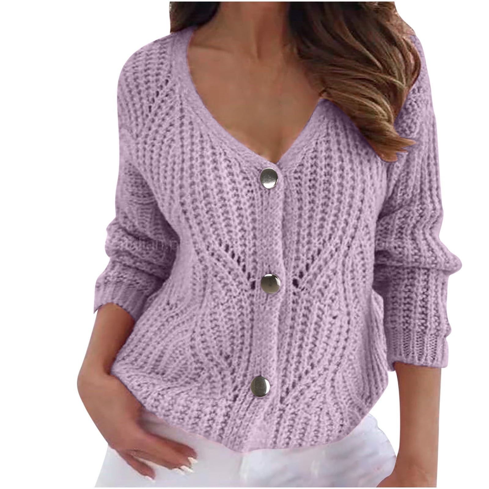 Cable Knit Sweaters For Women NIUREDLTD Women's Cardigan Classic