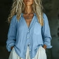 thumbnail image 1 of Women's Long Sleeve V-Neck Button Up Cardigan with Pocket for Spring Summer Fashion, 1 of 9
