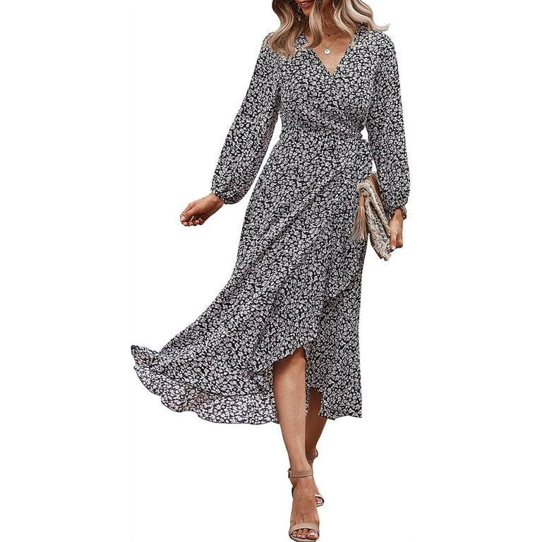Bandage Floral Print V Neck Maxi Dresses Bandage Floral Print V Neck Maxi Dresses