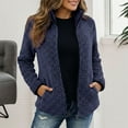 thumbnail image 1 of Women's Long Sleeve Zip Soft Warm Jacket (Navy XL), 1 of 3