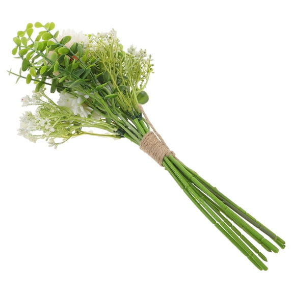 PAMINGONO 1Set Pink Artificial Eucalyptus Flower Simulation Bouquet for Valentine's Day and Wedding Decor