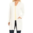 thumbnail image 1 of Women's Casual Long Sleeve Open Front Cardigan with Side Pockets, 1 of 4