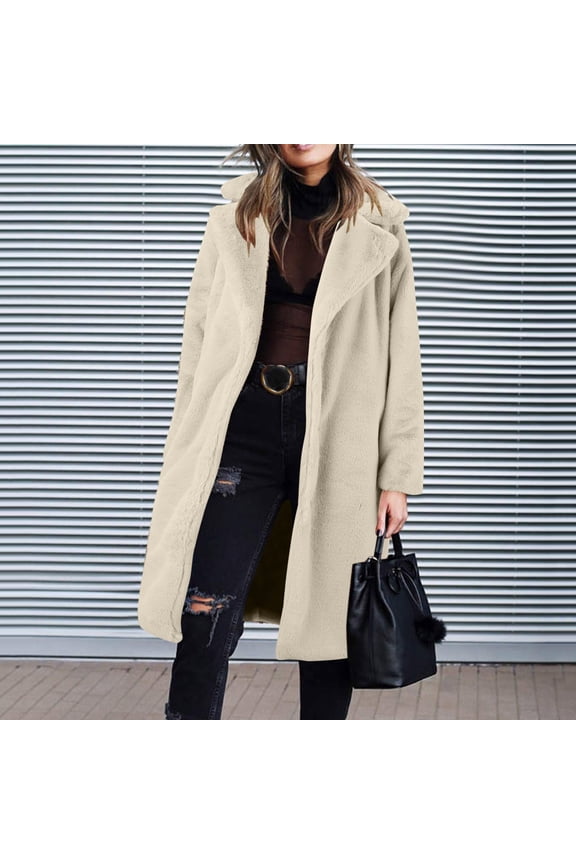 Women's Long Teddy Down Coat Winter Warm Puffy Jacket Women's Coat Jackets Long Sleeve Casual Long Warm Coats Womens Zip up Jacket Warm Light Weight Jacket for Women Maternity Anorak Light Winter