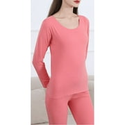 XIHMENY Women's Long Thermal Underwear Silk Winter Base Layering Set