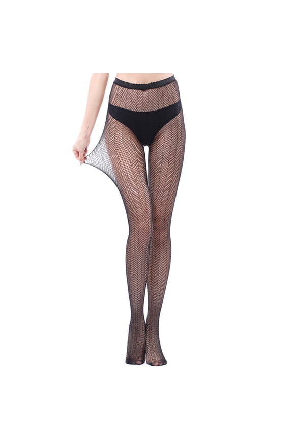 Women's Long Tube Suspender Socks Temptation Panties Silk Stockings