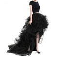 thumbnail image 1 of Women's Long Tutu Tulle Skirt A Line Floor Length Special Occasion Skirt Night Out Party Fold Skirt, 1 of 9