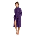 thumbnail image 1 of Women’s Long Waffle Robe - Lightweight 100% Cotton, 1 of 4