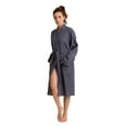 thumbnail image 1 of Women’s Long Waffle Robe - Lightweight 100% Cotton, 1 of 4