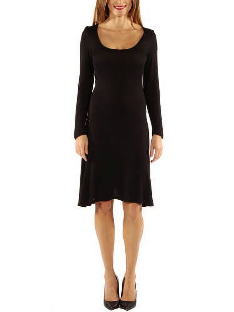Women's Long-sleeve Dress - Walmart Business Supplies
