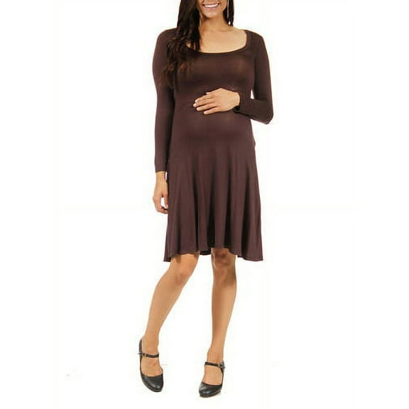Women's Long-sleeve Maternity Dress