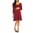 thumbnail image 1 of Women's Long-sleeve Maternity Dress, 1 of 11