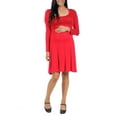 thumbnail image 1 of Women's Long-sleeve Maternity Dress, 1 of 4