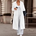 thumbnail image 1 of Women's Longline Loose Open-Front Cardigan - Cozy Lightweight Loungewear & Outdoor Wear, 1 of 4