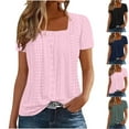 thumbnail image 1 of Women's Loose Fit Casual Solid Color Collar Button Down Long Sleeve Shirt Tops Blouses for Business Casual Work Office Vacation Travel Outfits Fashion Essential Gift | Aestivo,Army Green L, 1 of 7