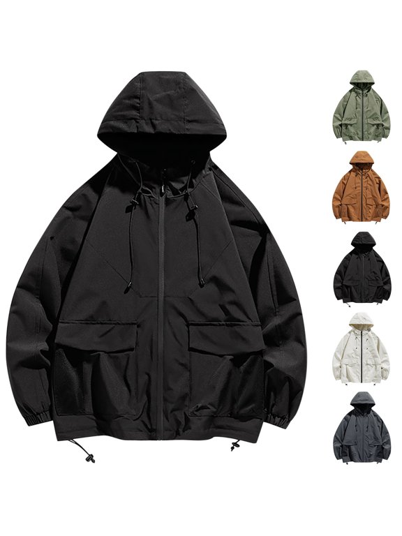 Women's Loose Fit Hardshell Jacket Warm Windproof Outerwear Jacket Soft Lightweight Casual Daily Wear Outdoor Hiking | CSEONE,Black M