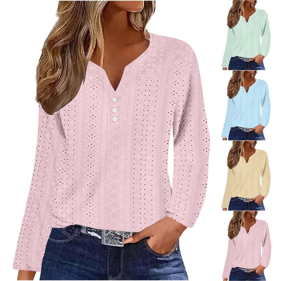Women's Loose Fit Long Sleeve Crewneck Tops Shirts Blouses Solid Color Plain Casual Daily Wear Business Office Work Travel Fashion Essential Gift for Women | CSEONE,Yellow XL
