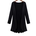thumbnail image 1 of Women's Loose Flounce Long Sleeve Solid Thin Coat Spring Autumn Large Size, 1 of 1
