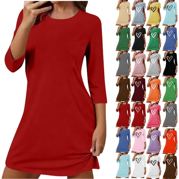 Women's Loose Plus Size Comfortable Halter Neck Round Neck Sleeveless Ethnic Style Printed Long Summer Dresses Tank Dresses for Women