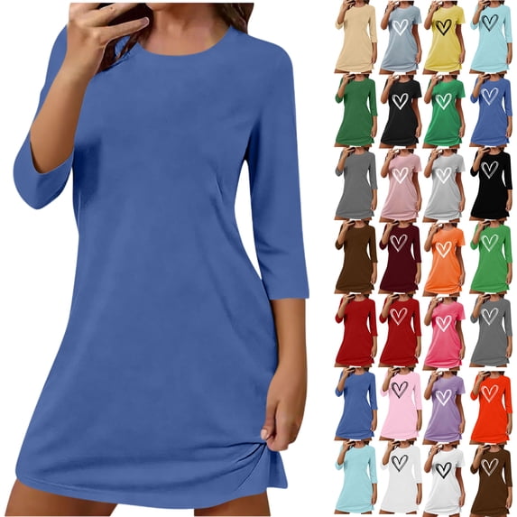 Women's Loose Plus Size Cotton And Linen Halter Neck Round Neck Sleeveless Ethnic Style Printed Long Summer Dresses Tank Dresses for Women