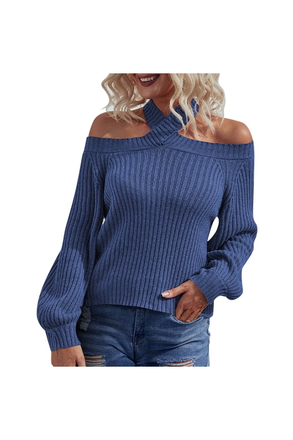 Women's Loose Slouchy Cardigan,Off The Shoulder & Open Front Long Sleeve Knitted Sweater, Lightweight Soft Outwear Coat for Casual,Size:M