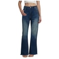 thumbnail image 1 of Women's Loose Straight Jeans Soft Material, Durable, Fashionable for Everyday Outfits, 1 of 4