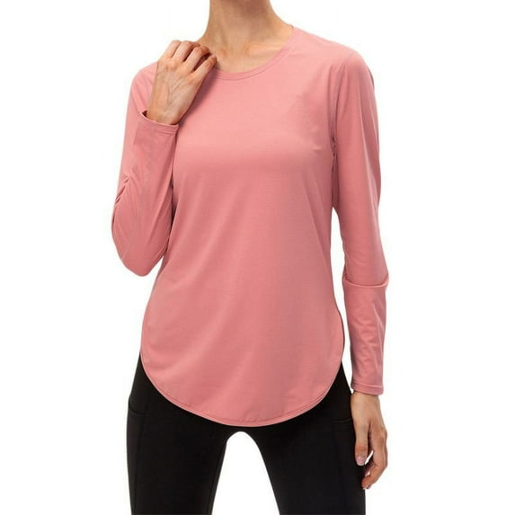 Women's Loose UPF 50+ Sun Protection Sport Tops Casual Long-Sleeve T-Shirt Tee