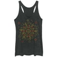 thumbnail image 1 of Women's Lost Gods Astrological Calendar Racerback Tank Top Black Heather Large, 1 of 3