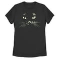 thumbnail image 1 of Women's Lost Gods Black Cat Face  Graphic Tee Black X Large, 1 of 3