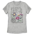 thumbnail image 1 of Women's Lost Gods Boho Sun Moon Flowers Graphic T-Shirt, 1 of 4