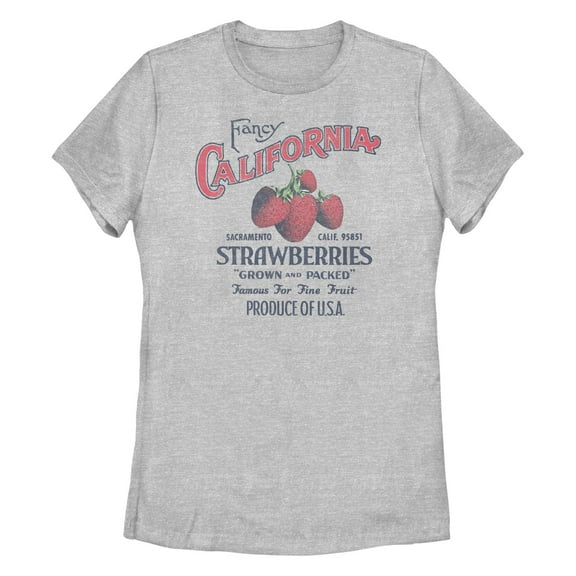 Women's Lost Gods California Strawberries  Graphic T-Shirt