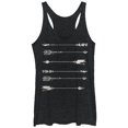 thumbnail image 1 of Women's Lost Gods Classic Arrow  Racerback Tank Top Black Heather X Large, 1 of 3