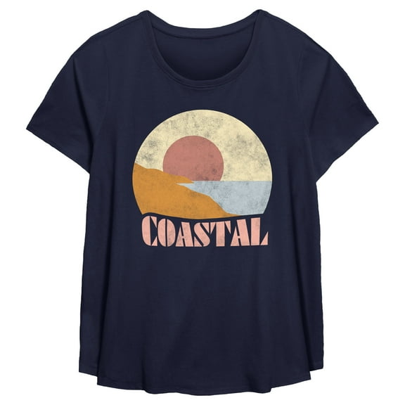 Women's Lost Gods Coastal Minimalist  Graphic T-Shirt