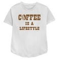 thumbnail image 1 of Women's Lost Gods Coffee Lifestyle  Graphic Tee White X Small, 1 of 3
