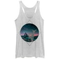 thumbnail image 1 of Women's Lost Gods Constellation Deer  Racerback Tank Top White Heather Small, 1 of 3