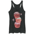 thumbnail image 1 of Women's Lost Gods Cupcake Tower  Racerback Tank Top Black Heather Medium, 1 of 3