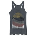 thumbnail image 1 of Women's Lost Gods Desert Landscape  Racerback Tank Top Navy Blue Heather Small, 1 of 4